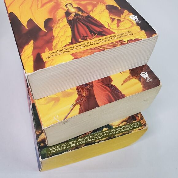 Daw Fantasy Dragon Prince Trilogy 1-3 PB Book Lot Melanie Rawn First Printings - Picture 7 of 15